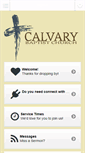 Mobile Screenshot of calvaryelko.org